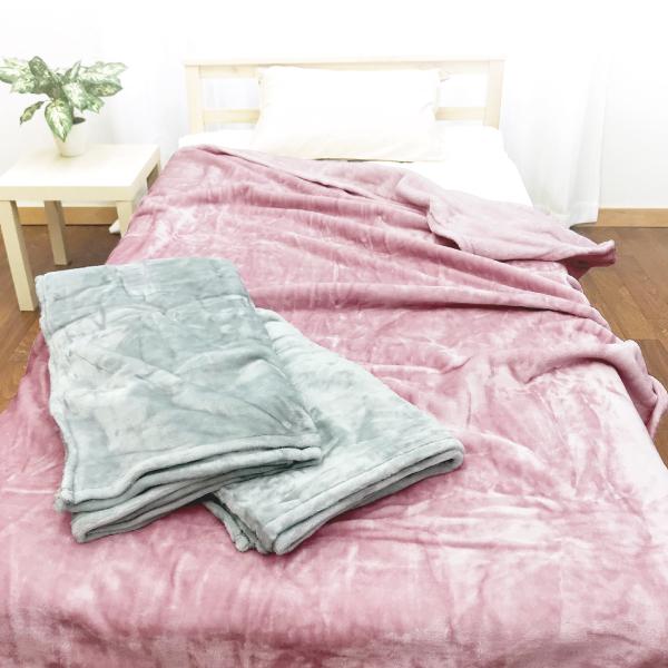 西川（nishikawa） 毛布 シングル ブランケット 厚手 無地 プレミアム