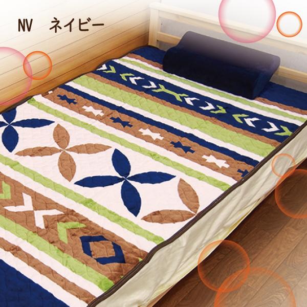 敷きパッド 敷パッド ベッドパッド ベッドシーツ あったか ふわふわ敷きパッド おしゃれ 100×205cm シングル S フランネル エスニック 新生活|lifestyleplus|03