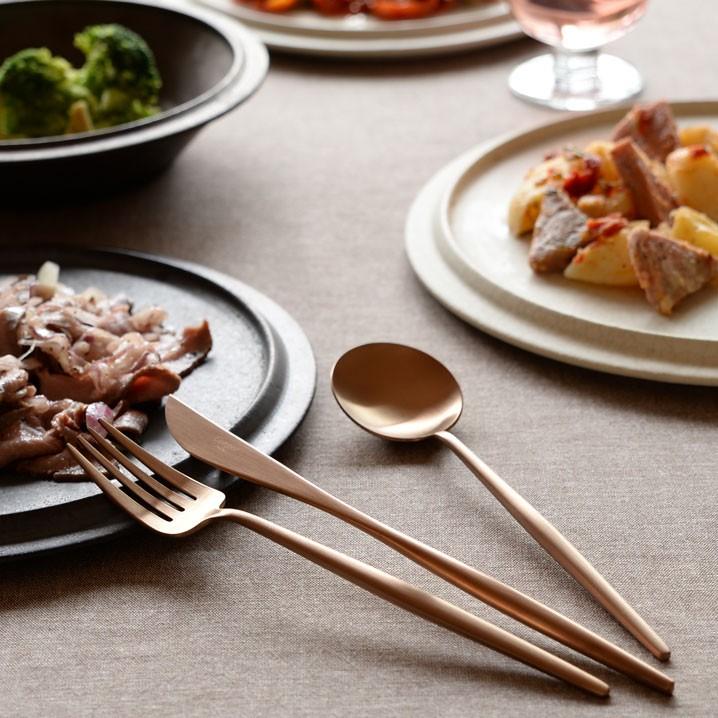 正規品 クチポール MOON ムーン ディナー 3本セット アンバーゴールド  