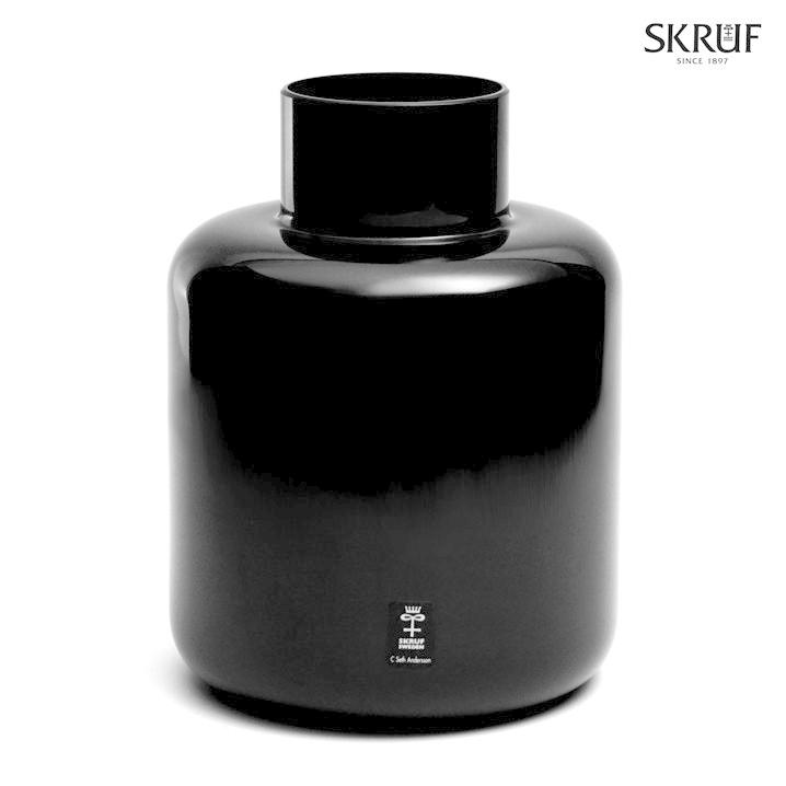 スクルーフ SKRUF PONNY ベース ブラック 花瓶 フラワーベース ガラス