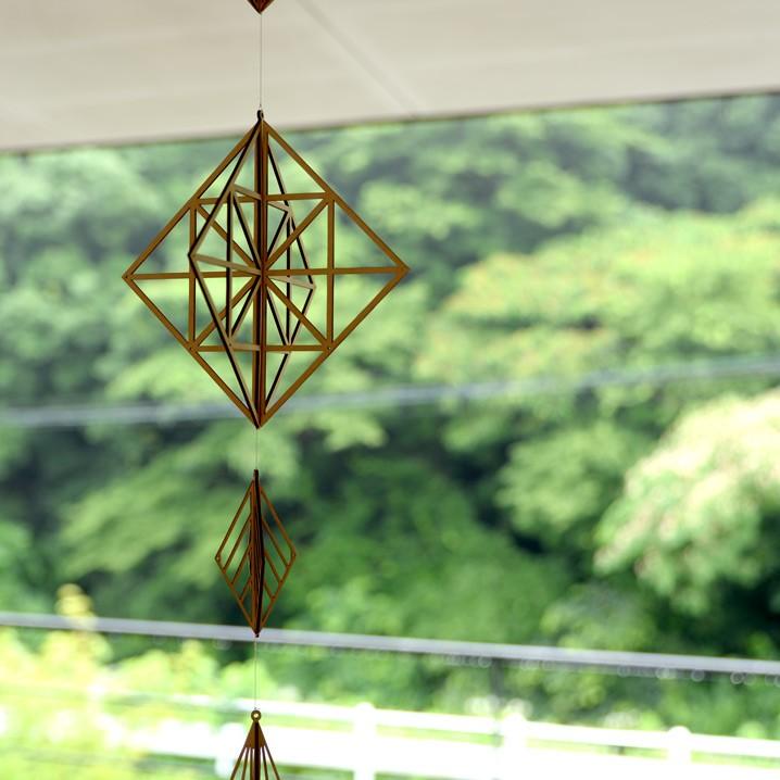 北欧 モビール kito 大小4個セット 取付フック付き ヒンメリ 木製