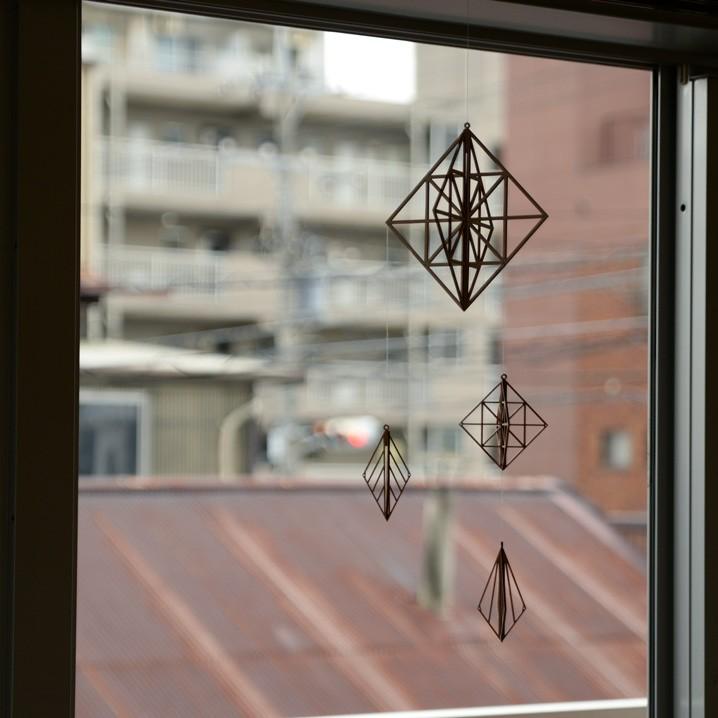 北欧 モビール kito 大小4個セット 取付フック付き ヒンメリ 木製