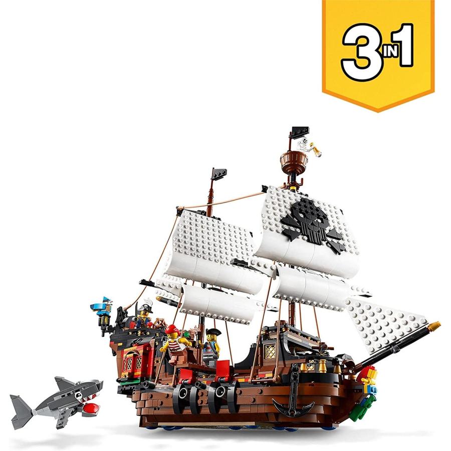 LEGO レゴ 31109 クリエイター 海賊船 おもちゃ ブロックの通販はau 