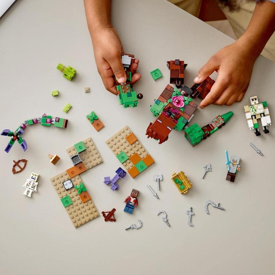 レゴ LEGO レゴブロック マイクラ マインクラフト ジャングル 魔物 21176の画像