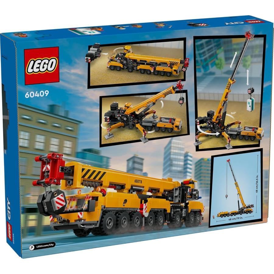 LEGO レゴ 60409 シティ きいろのクレーン車 おもちゃ ブロック_8