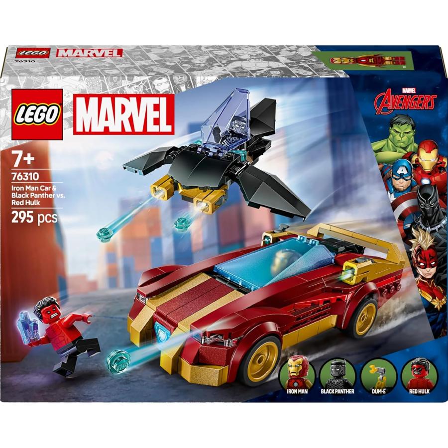LEGO レゴ 76310 マーベル アイアンマン カー＆ブラックパンサー vs. レッドハルク おもちゃ ブロックの画像