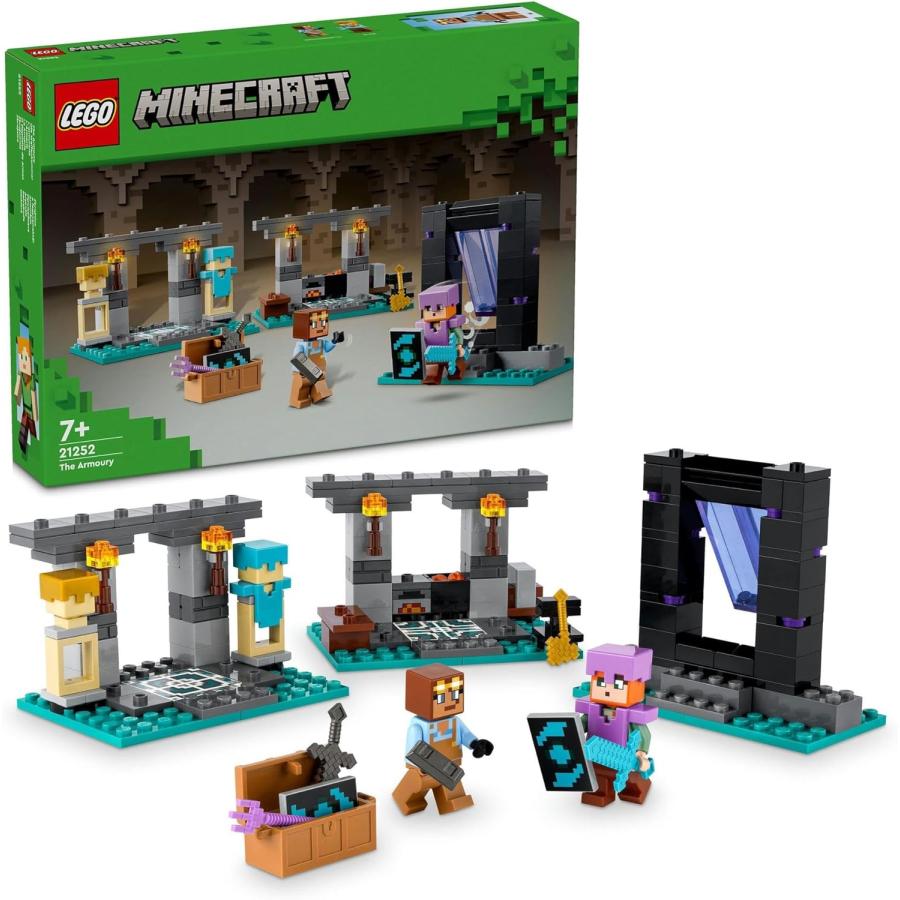 色んな物出品☆ページ LEGO（レゴ） レゴブロック マイクラ マインクラフト 武器庫 21252