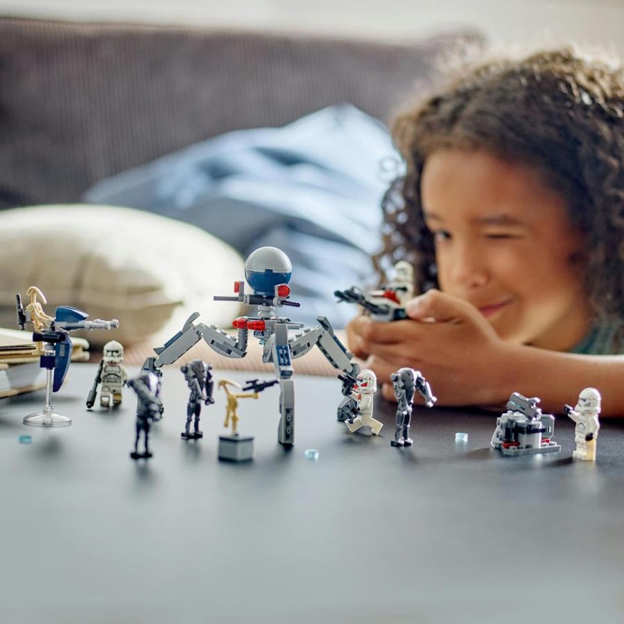 LEGO レゴ 75372 スター・ウォーズ クローン・トルーパーとバトル・ドロイド バトルパック おもちゃ ブロック_1