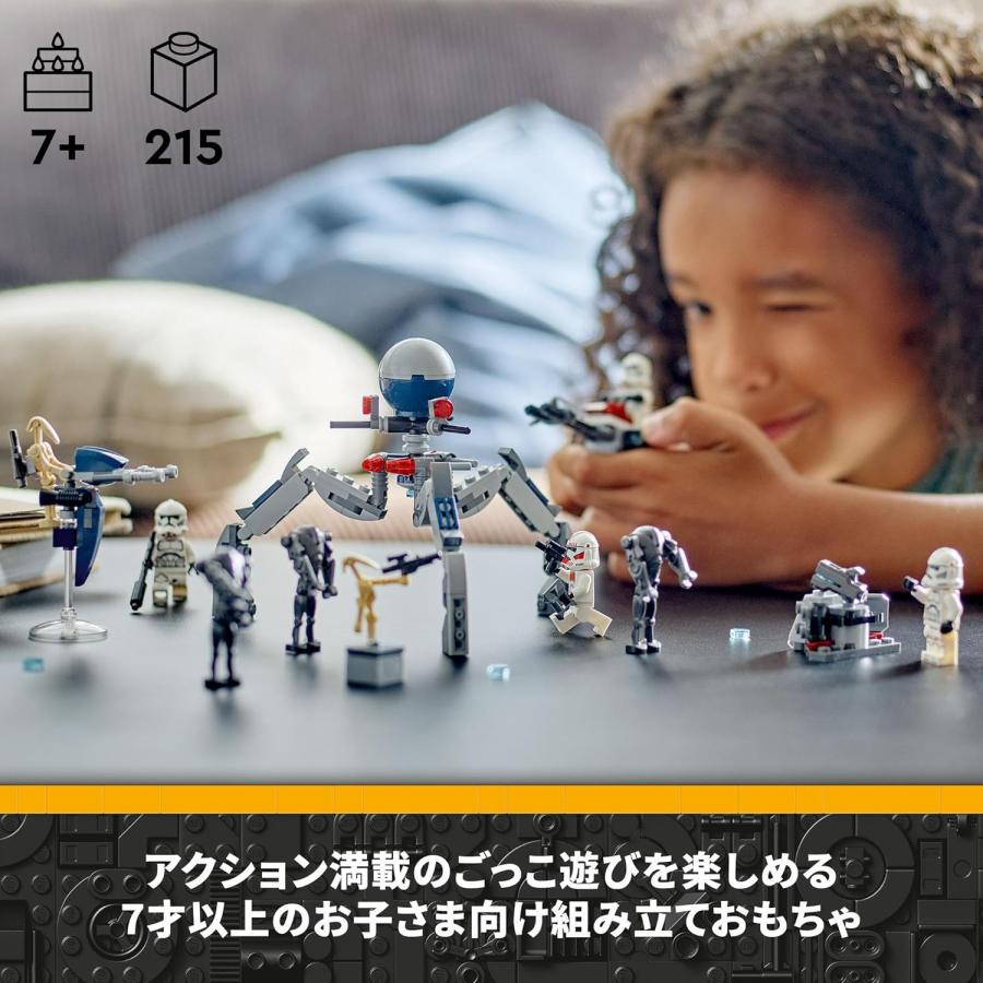 LEGO レゴ 75372 スター・ウォーズ クローン・トルーパーとバトル・ドロイド バトルパック おもちゃ ブロック_3