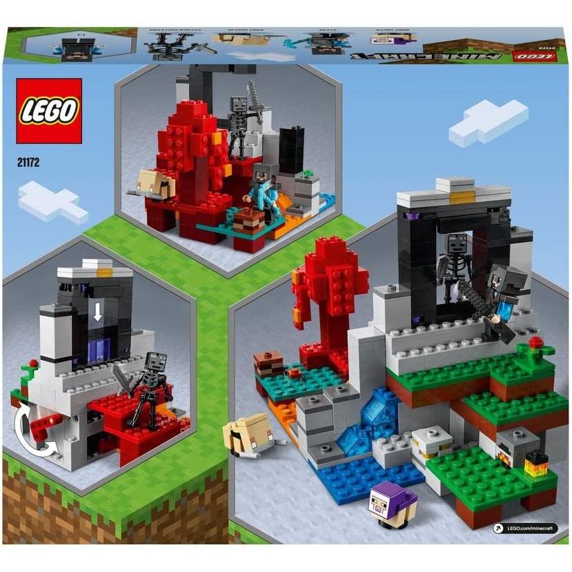 LEGO レゴ 21172 21186 マインクラフト 荒廃したポータル 氷の城