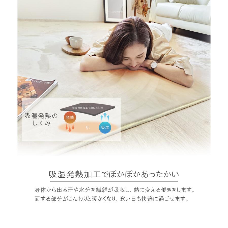 SALE あったか 発熱 蓄熱 保湿 ラグ カーペット 190×190 正方形 SALE あったか 発熱 蓄熱 保湿 ラグ カーペット 190×190 正方形