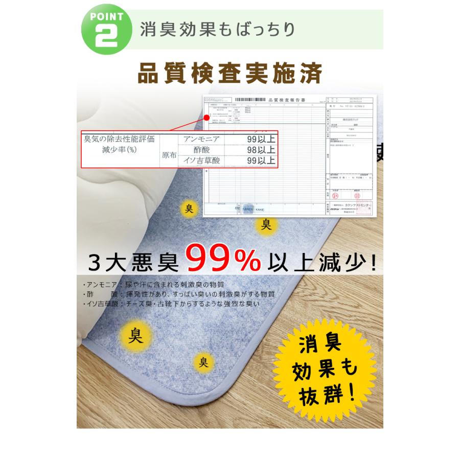 除湿シート 除湿マット 除湿パッド シングル S 洗える 90×180 布団