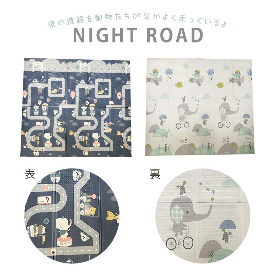 プレイマット 大判 178×196cm 折りたたみ ベビー 厚手 8mm コンパクト