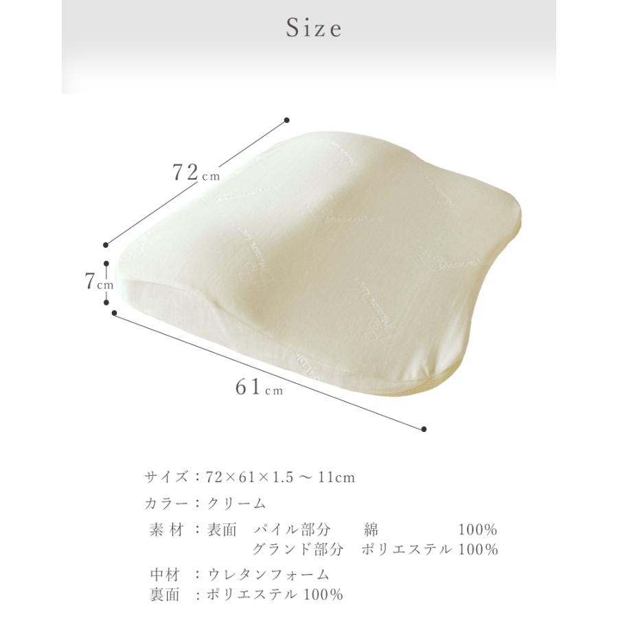 SALE \4980→\3980 枕 まくら 背中 大きい ワイド 低反発 安眠 頭 首 肩 メディカルライフ ピロー type-10 傾斜 なだらか うつ伏せ 仰向け 横向きね対応 寝返り | ブランド登録なし | 03
