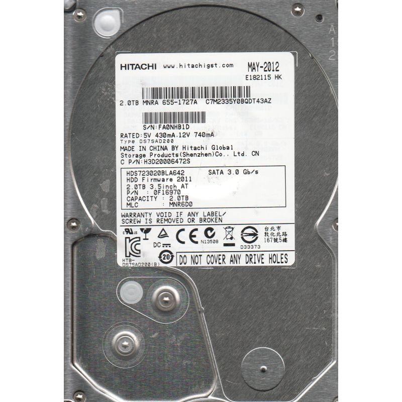 2026年最新】Yahoo!オークション - hds723020bla642(すべて)の中古品