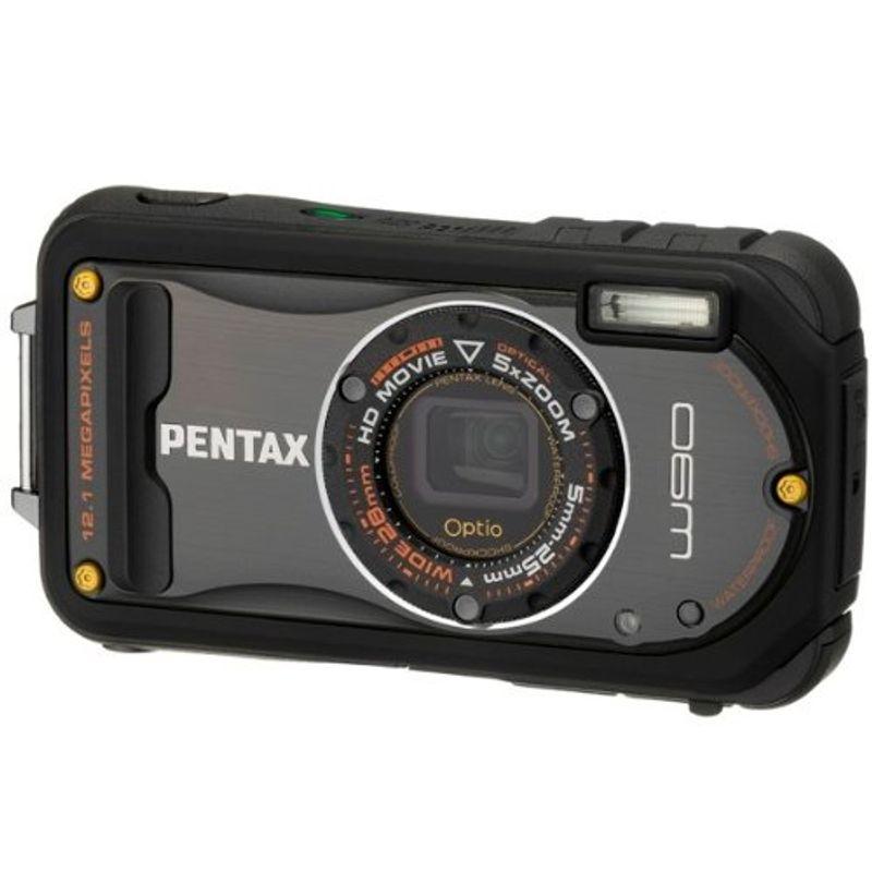 PENTAX OPTIO W90 デジタルカメラ オレンジ-