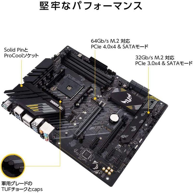 ASUS AMD B550 搭載 AM4 対応 マザーボード TUF GAMING B550-PLUS ATX AMD B550 AM4 ATX TUF 搭載 対応 マザーボード GAMING PLUS USB inch cm