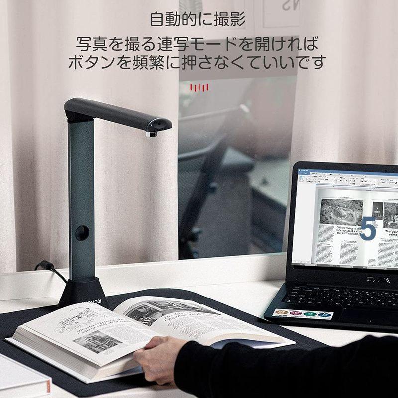 iOCHOW ブックスキャナー ドキュメントスキャナー S3 1700万画素 非