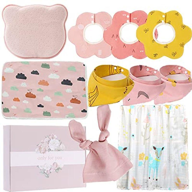 ベビー用品 出産準備 新生児 女の子 男の子 出産祝い Janday 10点セット よだれか スタイ バスタオル おむつ替えシート ベビー枕 ギフトセット 絶妙なデザイン Themtransit Com