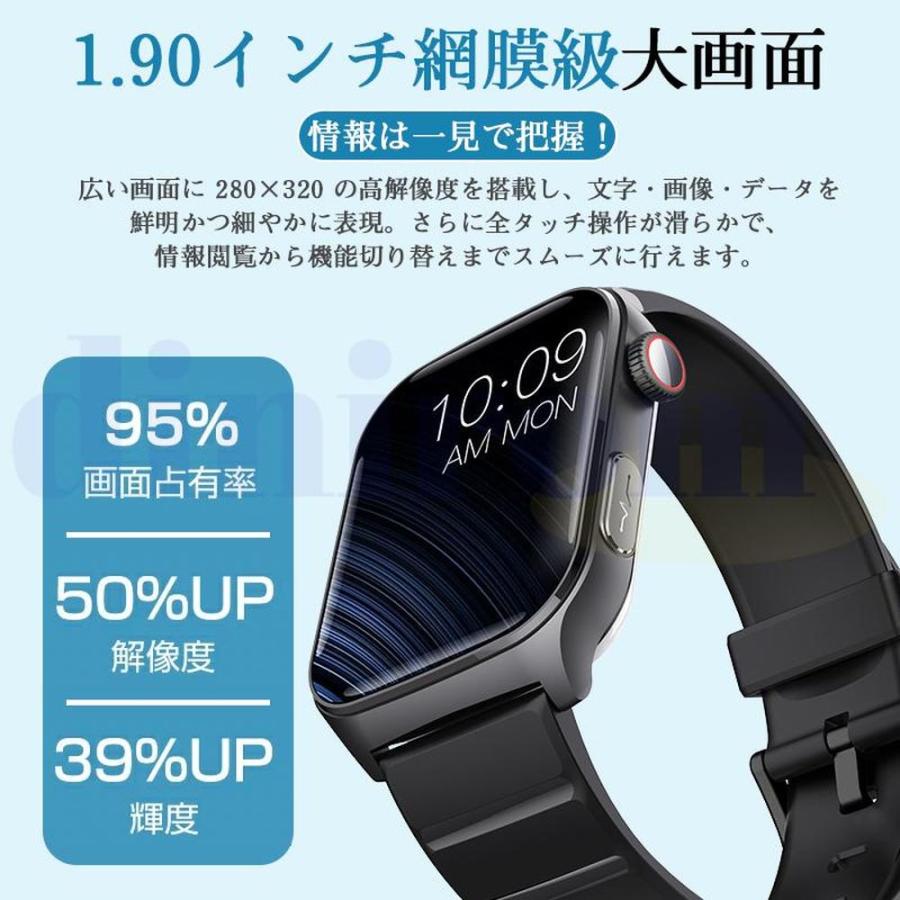 2026最新 スマートウォッチ 医療レベル健康-評価「血液成分 体組成分析」通話機能 ECG心電図 血中脂質 尿酸 血圧 心拍数 血中酸素 体温 日本製センサー ギフトの画像