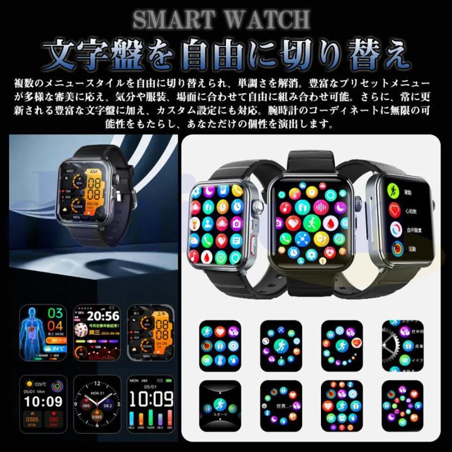 2026最新 スマートウォッチ 体組成けつ糖けつ圧 血液成分分析 通話機能
