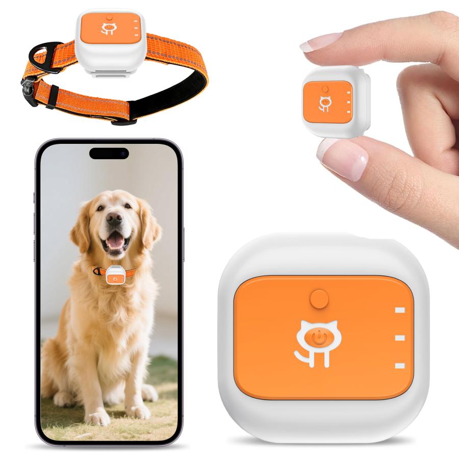 5 軸複合測位ペット GPS 追跡器 犬 猫 迷子防止 リアルタイム位置確認