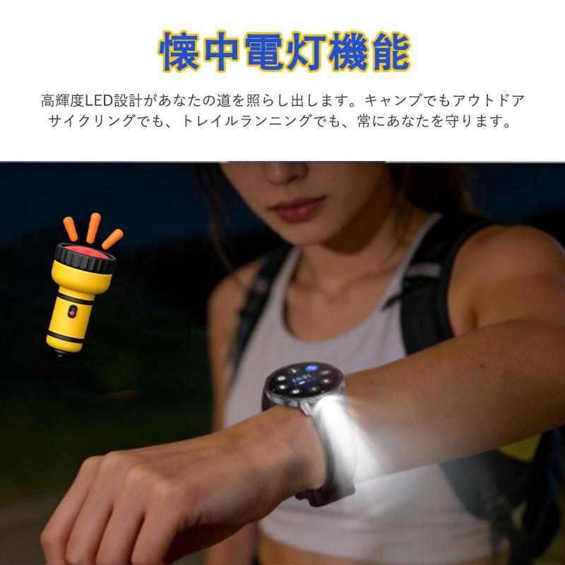 HT39 スマートウォッチ AMOLED 丸型 ブルートゥース通話 心拍計 睡眠計測 ペアウォッチ スポーツウォッチ 生活防水 メンズ レディース カップルの画像