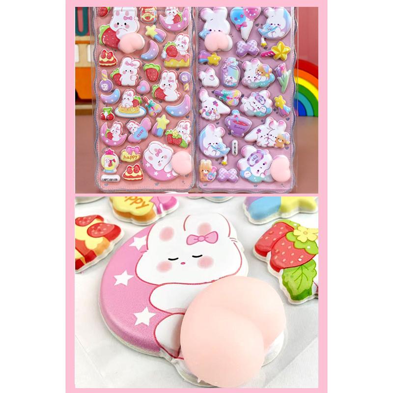 おしりシールと　ぷっくりシール3種類 1枚お尻シール ボン おしりシールシール おしりシール ぷっくり シール