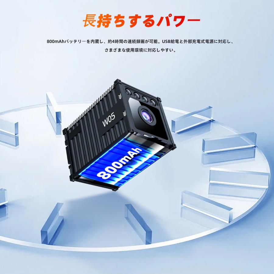 防犯カメラ 小型 1080P HD WiFi 屋内 赤外線暗視 動体検知 双方向通話