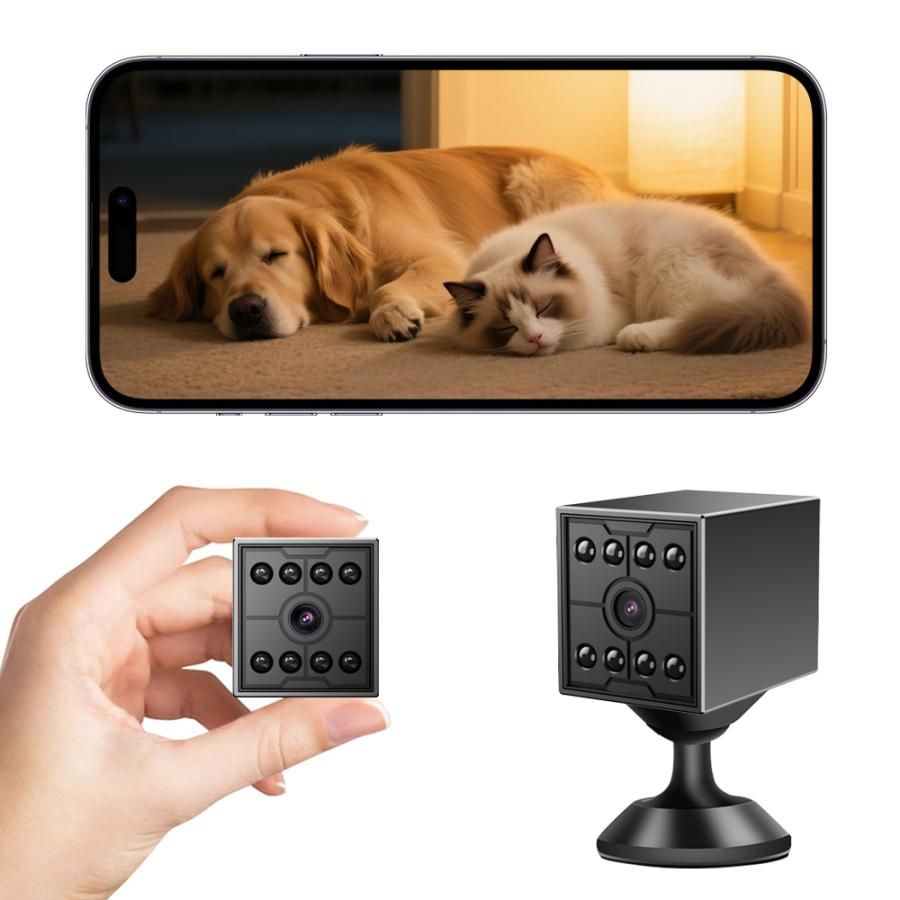 防犯カメラプロジェクター 小型 4K 対応 オートフォーカス 自動台形