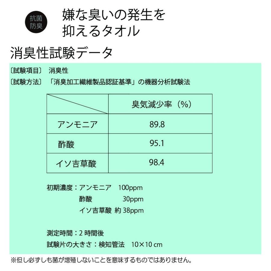 イレーズ　ERASE　フェイスタオル　34×80cm　抗菌　防臭　タオル　同色2枚セット　薄色 |  | 08