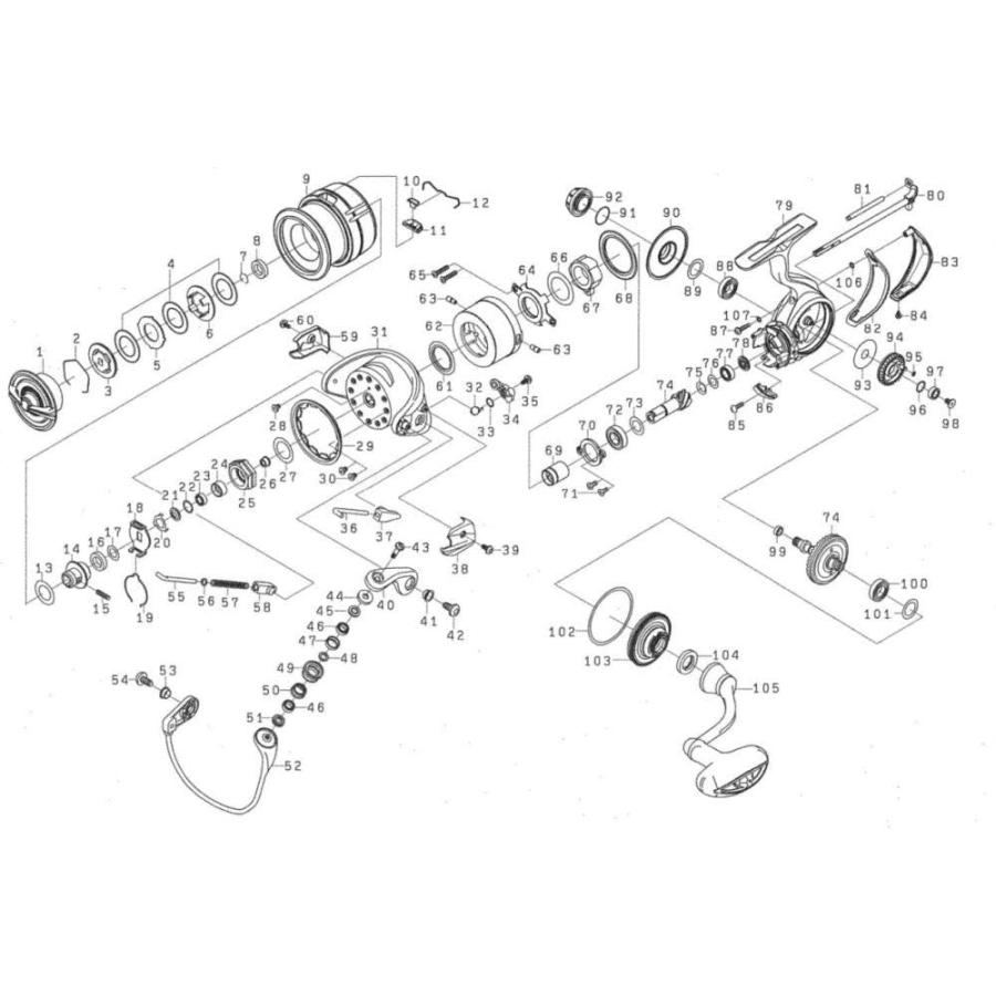 ダイワ Daiwa 純正パーツ 19 セルテート Lt3000 Xh スプール 2 12 部品番号 9 部品コード 128d17 00 Lifull 通販 Yahoo ショッピング