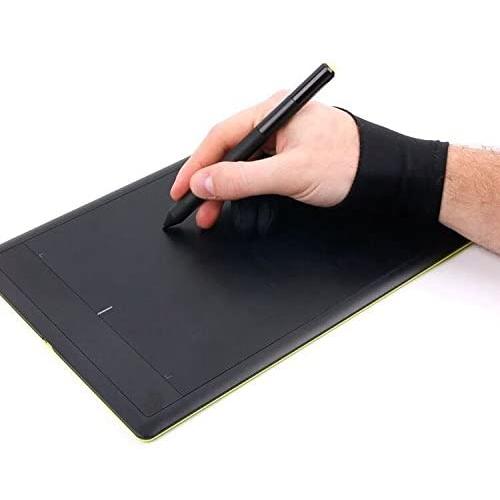 年末のプロモーション特価 ペンタブレットもok 2本指 グローブ M アーティストグローブ 液タブ 汚れ防止 デッサン イラスト トレース台 右利き 左効き 両用