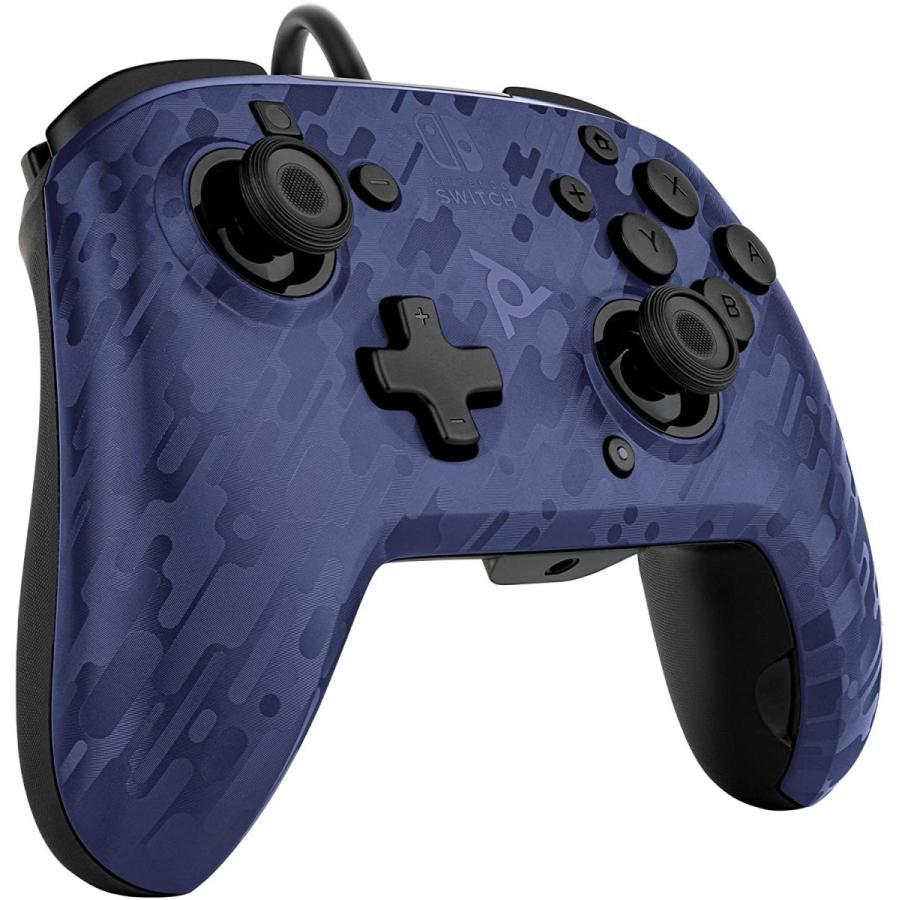 PDP Nintendo Switch Faceoff Deluxe+ Audio Controller 【SALE／59%OFF】 Camo -  Blue Wired