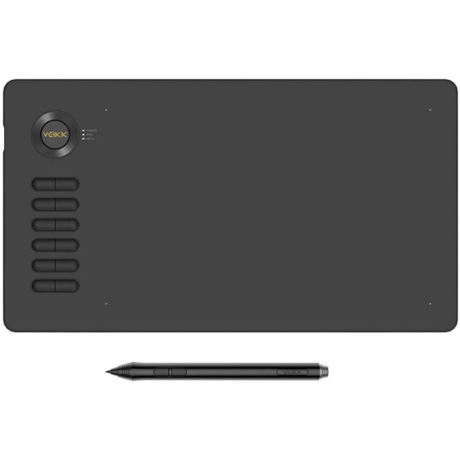 Veikk A15 グレー ペンタブレット 10 6インチ作業 ペンタブ テレワー テレ授業 8192レベル 充電不要ペン レポートレート Lifull 通販 Yahoo ショッピング