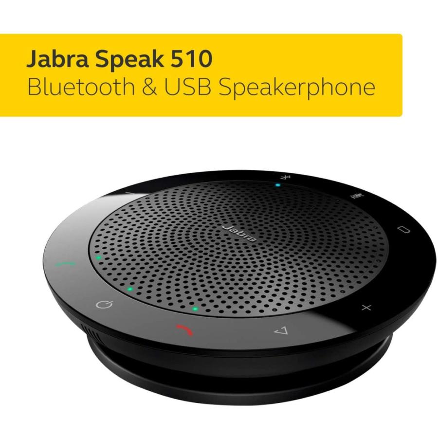Jabra SPEAK 510? for PC ポータブルスピーカー PCスピーカー ワイヤレス Bluetooth (会議用) 日本正規代 