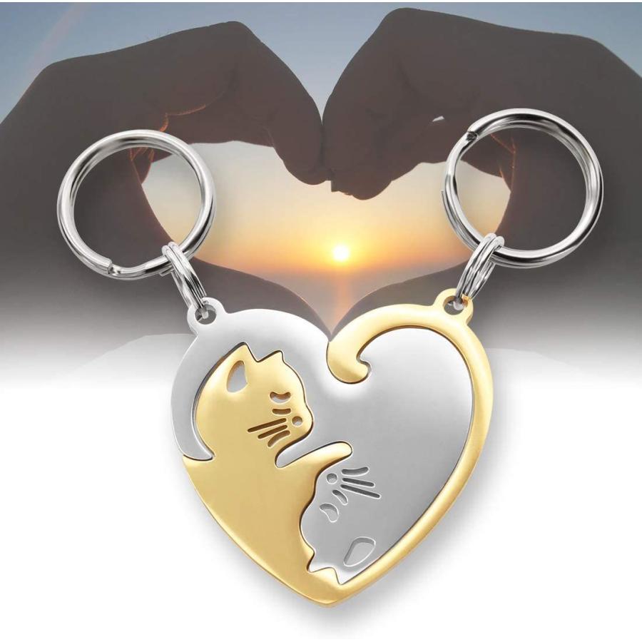 ペアキーホルダー カップル キーホルダー ペア Looking ペアカップル置物 お揃い 人気 かわいい キーリング 鍵 動物 猫 名前入り Lifull 通販 Yahoo ショッピング