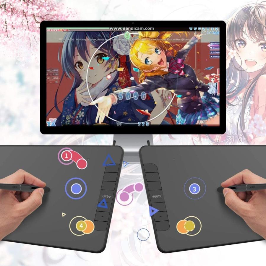 ペンタブおすすめveikk ペンタブ Vk640ペンタブレット 6 4インチ 8192級 充電不要ペン 超薄型 ショートカットキー6個 傾き Lifull 通販 Yahoo ショッピング