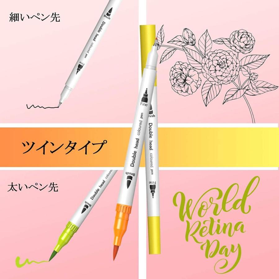 水性ペン 100色セット U Uzopi カラーペン コピック イラストペン 細字太字両用 人気 水彩毛筆 塗り絵 Diy 事務用 勉強用 Lifull 通販 Yahoo ショッピング