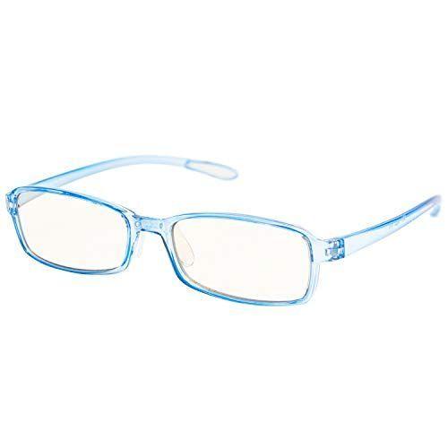 エニックス Pcメガネ 度なし ブルーライトカット カラーレンズ ブルー 14周年記念イベントが