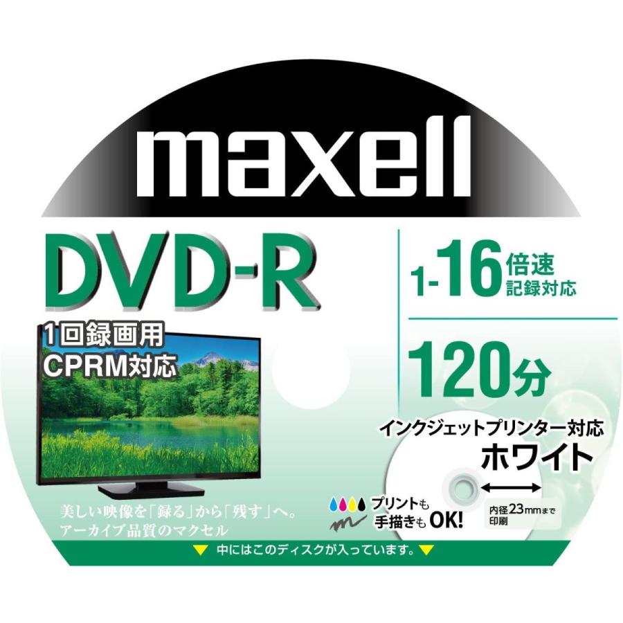 おすすめネット maxell 録画用 DM1 5mmケース入 10枚 インクジェットプリンタ対応ホワイト(ワイド印刷) 3倍速対応 120分 DVD-RAM  DVDメディア - www.oroagri.eu