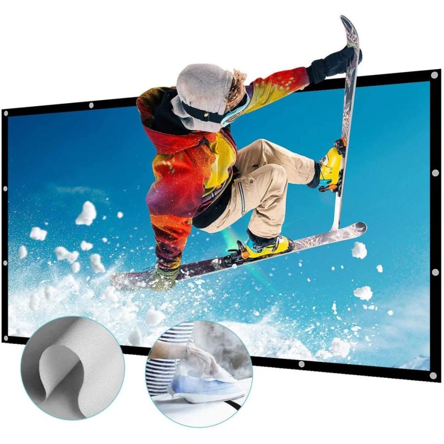 プロジェクタースクリーン 250インチ サイズ 16：9 携帯式 大きなサイズ 持ち運びやすい 映画スクリーン 屋外屋内用 投影用 会議 教 サイズ 持ち運びやすい 250インチ 16：9 携帯式 大きなサイズ 映画スクリーン 屋外屋内用 投影用 会議 教