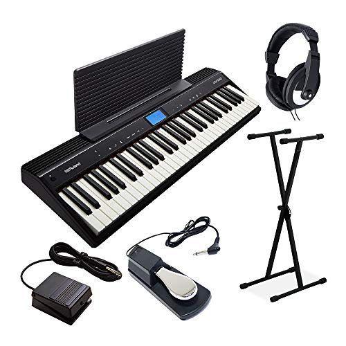 Roland GO-61P 61鍵盤 Xスタンド・ダンパーペダル・ヘッドホンセット