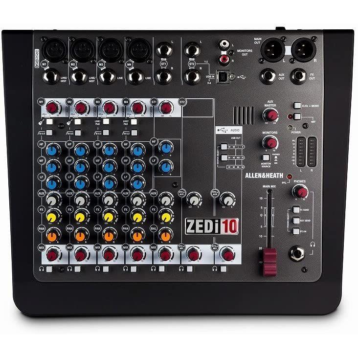 超人気高品質超人気高品質Allen Heath ZEDi-10 アナログ・ミキサー USB