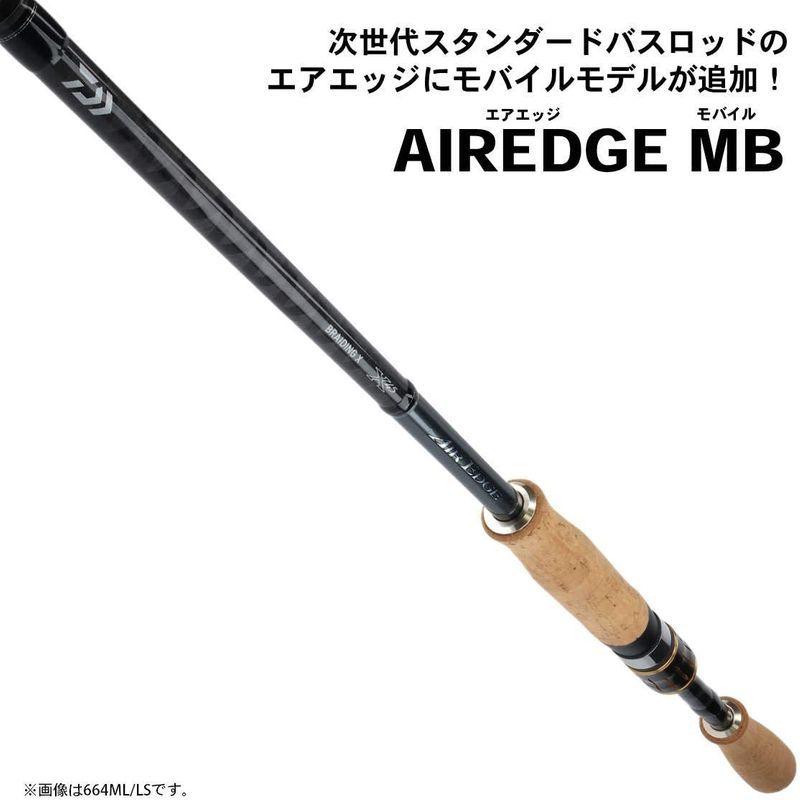 新品未使用！ ダイワ(DAIWA) バスロッド エアエッジ モバイル 6104MHB 釣り竿 【2271207160】(12200円)