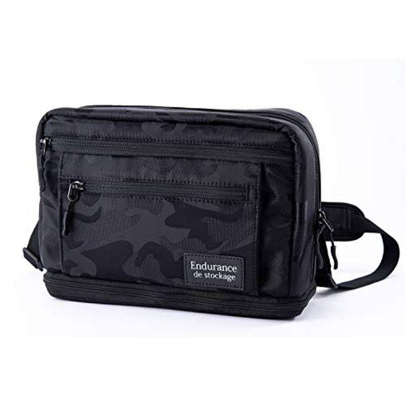 Endurance シューティングマルチ カメラバッグ ショルダーバッグ レンズ交換用バッグ 大容量 望遠レンズ おしゃれ (ブラック迷彩