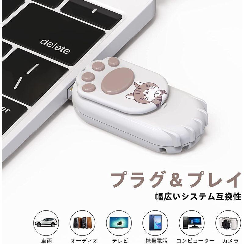 ディズニープリンセスのベビーグッズも大集合 128gb 大容量 小型 フラッシュメモリ 動物の爪 かわいい Usbメモリ Bilious 360 回転式 カラフ 2 0 Usb 可愛い Usbメモリ Www We Job Com