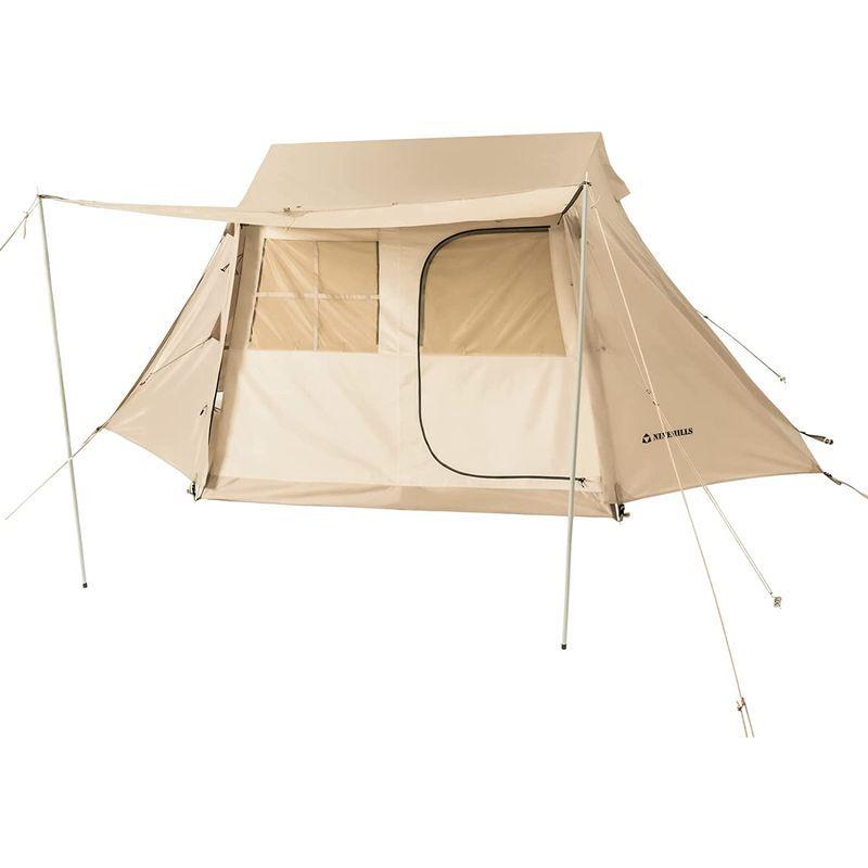 NINEHILLS(ナインヒルズ)ロッジ型テント 小屋型テント 一体型フレーム 設営簡単 アウトドア キャンプテント SENAI 48（4人 ナインヒルズ ロッジ型テント 小屋型テント 一体型フレーム 設営簡単 アウトドア キャンプテント SENAI 4人 　 1kg