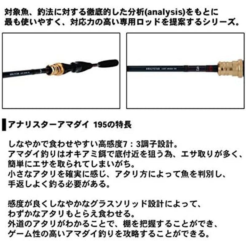 [大特価] ダイワ(DAIWA) 船竿 アナリスターアマダイ 195 釣り竿 【J2762817099】(14841円)