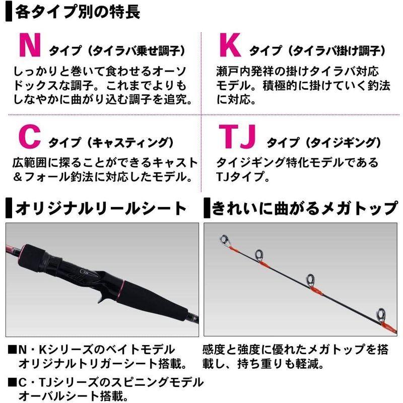 【値下げ・名盤】 ダイワ(DAIWA) タイラバロッド 紅牙 AP(エアポータブル) N69MHB-S AP 釣り竿 【F2161512029】(11611円)